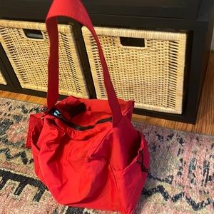 Free People: FP Movement Oversized Sling - Color: Varsity Red